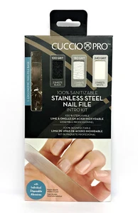 Kit de introducción de lima de uñas de acero inoxidable Cuccio 100% desinfectable - Imagen 1 de 2