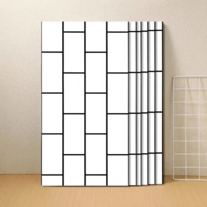 10 Pack Self-Adhesive Brick Tiles Sticker Stick On Wall Floor Kitchen Bathroom* - Picture 1 of 25