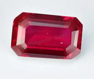Natural Pyrope Garnet 6.70 Ct Emerald AGL Certified Mozambique Loose Gemstone - Picture 1 of 5
