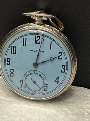 Reloj Bolsillo Waltham Modelo 1924 Col.B Grado 1225 Estuche Colonial Lleno de Oro 50 Foto 1 de 4