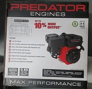 6.6 HP (224cc) Max Performance OHV Horizontal-Shaft Gas Engine, EPA. **SEALED** - Picture 1 of 4
