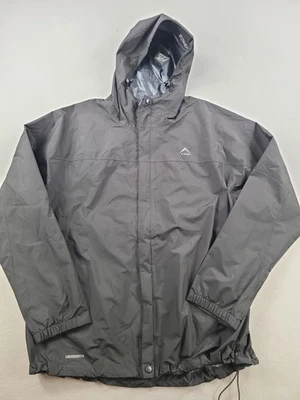 Chaqueta K Way Glacier Shell para Hombres XL Negra Cremallera Completa Ligera Lluvia Softshell Foto 1 de 4
