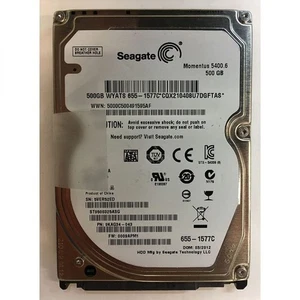 Disque dur interne SATA 500 Go 2,5" Seagate 3 Go/s 655-1577C (OEM) - Photo 1/1