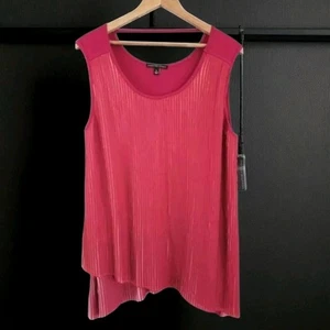 Layered Chiffon Womens Career Top Size XL Signature Studio NWT Office Feminine - Picture 1 of 10