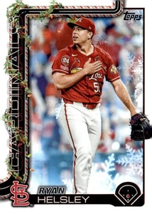 2025 Topps Holiday Base #H178 Ryan Helsley St. Louis Cardinals - Bild 1 von 3