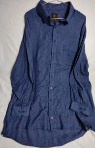 FX Fusion Shirt Men 3XL Blue Cocktail Bar Geometric All Over Print Soft - Picture 1 of 5