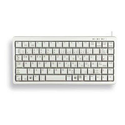CHERRY G84-4100 83 Key PS2/USB Compact ML keyboard - Light Grey - Image 1 of 3