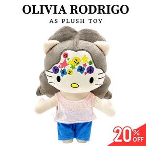Hello Kitty As OLIVIA RODRIGO Plush Doll Soft Stuffed Figure Plush Toy Gift 29cm - Picture 1 of 7