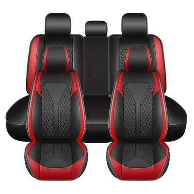 For Chevrolet Sonic 2012-2020 Car 5-Seat Cover Front Rear Cushion Pad PU Leather Foto 1 de 4