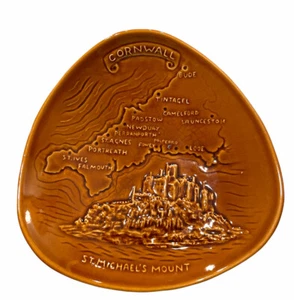 Vintage MCM englische Studiokeramik Schale Withernsea Eastgate Cornwall St. Michaels - Bild 1 von 4