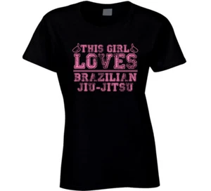 This Girl Thumbs Brazilian Jiu-Jitsu Lieblingssport T-Shirt - Bild 1 von 3