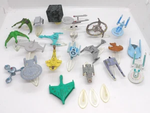 21 Star Trek Micro Machines 1990's Ships Vehicles Stands - Picture 1 of 6