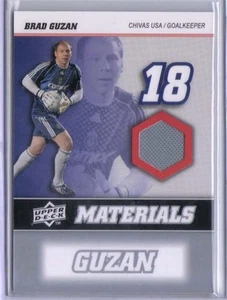 Brad Guzan 2008 08 Upper Deck UD MLS Materials Game Used Jersey #MM-2 Chivas USA - Picture 1 of 1