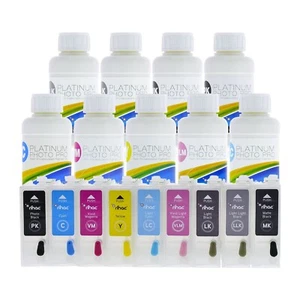 Rihac T7601-T7609 Refillable Cartridge Kit for Epson SC-P600 +Refill Pigment Ink - Picture 1 of 4