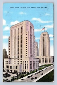 Court House, City Hall Kansas City Mo. Postal 31719N sin publicar - Imagen 1 de 2