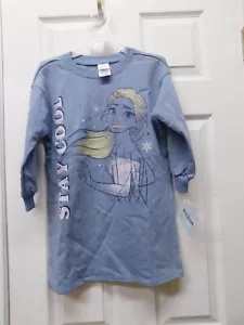 Frozen Toddler Girl Crew Neck Dress-5T-NWT - Picture 1 of 4