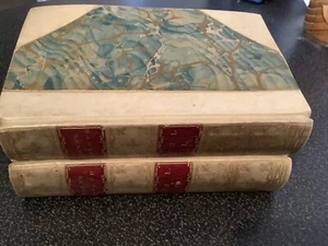 Charles Lamb The Essays of Elia & Eliana 1876 Bell 2 Vol Vellum - Picture 1 of 7