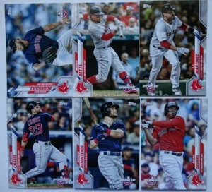 2020 Topps Opening Day Boston Red Sox Base Team Set of 6 Baseball Cards - Picture 1 of 2