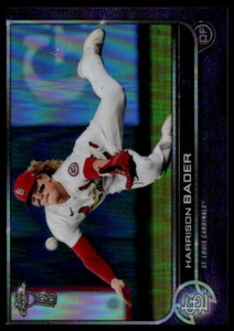 2022 Topps Chrome Ben Baller Edition Harrison Bader #31 Purple Refractor /42 QTY - Picture 1 of 2