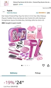 Hair Salon Pretend Play Toys for Girls 3 4 5 6 Year Old - Picture 1 of 1