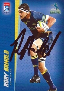 ✺Firmada✺ Tarjeta de Rugby ACT BRUMBIES 2017 RORY ARNOLD - Imagen 1 de 1
