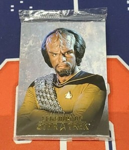 Rittenhouse Star Trek Legends Commander Worf Sealed 9 Card Set /1701 Made