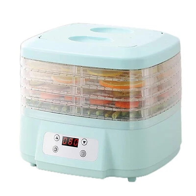 Máquina secadora de alimentos para el hogar con 6 bandejas temporizador ajustable y control de temperatura Foto 1 de 4