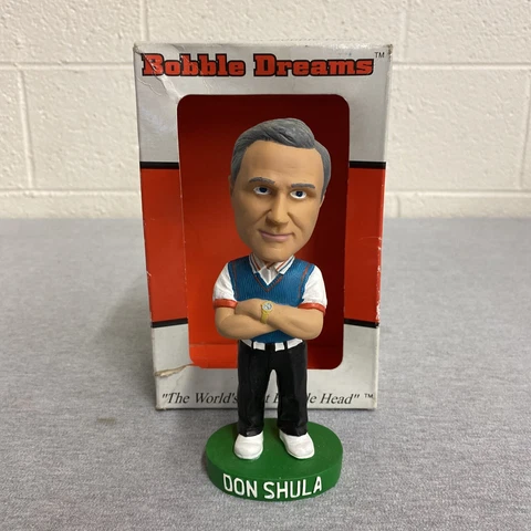 NFL Coach Don Shula Miami Dolphins 17-0 Bobblehead Dreams 1972 Super Bowl VII Cover