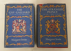 2x Vintage Margaret Irwin Chattoo Windus Books - Stranger Prince Gay Galliard - Imagen 1 de 6