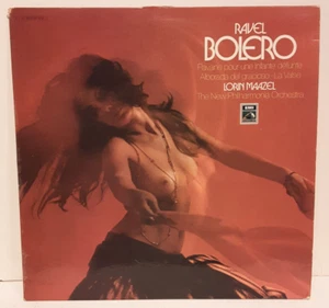 RAVEL BOLERO LORiN MAAZEL GERMAN IMPORT ViNYL LP RECORD ALBUM NUDE-ART COVER - Picture 1 of 3