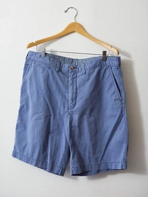 Pantalones Cortos Polo Ralph Lauren Para Hombre Salinger Calce Recto Azul Chino Talla 36 Foto 1 de 4