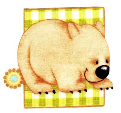 Animal Wallaby Tela Aplique Plancha No Bordada 3 Pulgadas 1 pieza Foto 1 de 2