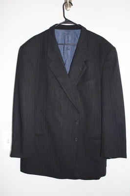 JAQUETA ESPORTIVA PRETA GIORGIO ARMANI 100% LÃ tamanho 46R mani terno 46 REGULAR - Imagem 1 de 4