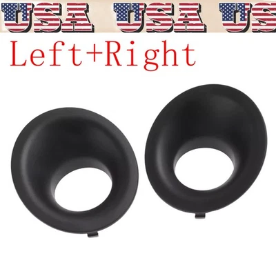 Pair Fog Light For 2015-2022 Dodge Challenger Front Bumper Lamp Cover Bezel Kit - Image 1 of 4