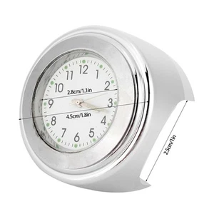 _Biała tarcza 22-25mm Motocykl Kierownica Zegar Metalowy uchwyt Uchwyt Bar - Zdjęcie 1 z 11