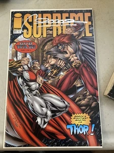 Image Comics Supreme #21 (Nov. 1994) NM High Grade God War Part 1 of 2 SIGNED - Picture 1 of 4