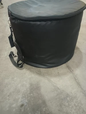Leather Padded Drum Bag. 20x18 - Image 1 of 4