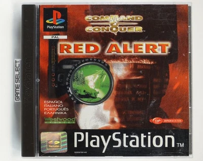 Befehl & zu Erobern red Alert PLAYSTATION 1 2 3 PS1 PS2 PS3 Pal - Komplette - Bild 1 von 4