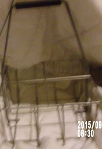 Vintage Milchträger 4 Quart Flaschen schwerer Stahldraht Milchviehbetrieb - Bild 1 von 5