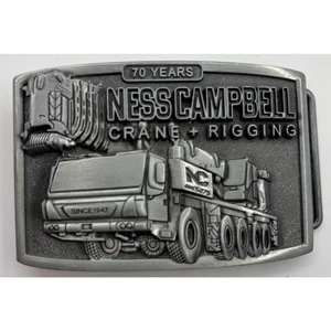 NessCampbell Crane & Rigging 70 Years Belt Buckle Since 1947 Towsley’s USA - Bild 1 von 3