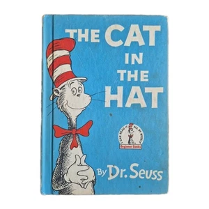 Vintage Dr Suess 1957 The Cat In The Hat 1st First Edition Book Club - Picture 1 of 6