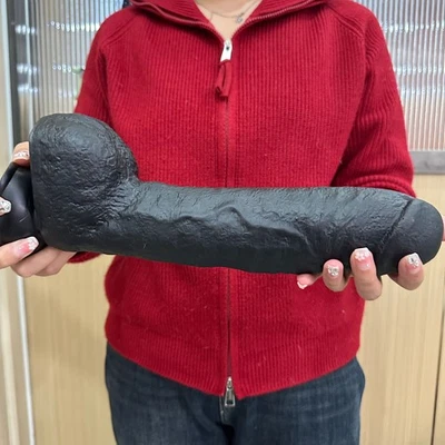 Consolador grande enorme consolador realista 12 pulgadas pene juguete sexual correa en ventosa  Foto 1 de 4