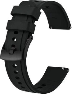 Cinturino per Orologi in Silicone Gomma 18Mm 20Mm 22Mm 24Mm, Cinturino per Uomo - Foto 1 di 12