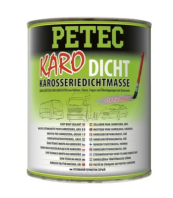 PETEC Karo-Dicht Karosseriedichtmasse streichbar in Pinseldose 1000ml - 94130 - Bild 1 von 3