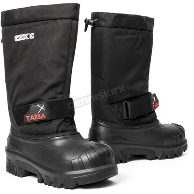 Botas de moto de nieve CKX negras Taiga Evolution (hombre talla 10) 033096 Foto 1 de 4