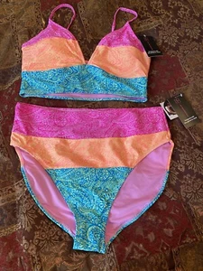 no Boundaries Juniors- L 12- 14 mixed size bikini set- pkease read- brand new - Picture 1 of 10