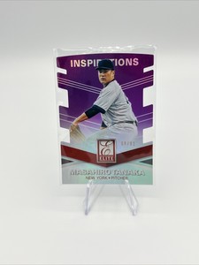 2015 Panini Elite Inspirations Die-Cut /81 Masahiro Tanaka #39