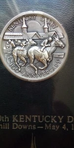 100th Kentucky Derby Churchill Downs Commemoritive Coin - Picture 1 of 6