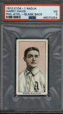 1910 E104 I Nadja Harry Davis - PSA 3