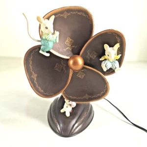 Enesco Mice Fan Fair Action In The Good Old Summertime Music Lights Motion Works - Picture 1 of 10